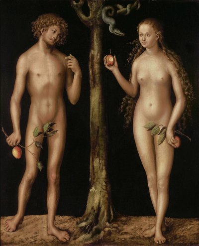 Adam and Eve, 1513-15 by Lucas Cranach the Elder